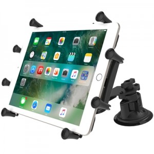 Support X-Grip® avec double ventouses à dépression pour tablette de 9 à 10"