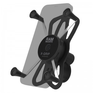 Support guidon RAM Tough-Strap™ avec berceau X-Grip® UN10 pour smartphone grande taille