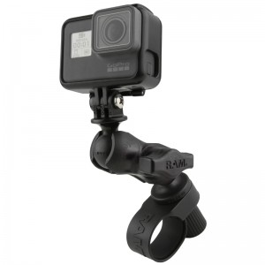 Support guidon RAM Tough-Strap™ avec adaptateur pour GoPro et autres caméras d'action