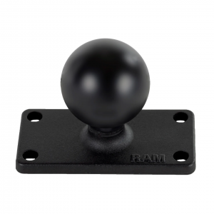Base rectangle 3.81x7.62 cm boule 3,81cm