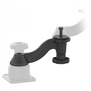 Bras pivotant d'extension incurvé RAM ® DE 152,4 mm pour montages horizontaux ou verticaux