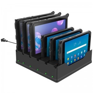 Station de charge pour bureau entrepôt RAM ® 6 ports pour Samsung Galaxy Tab Active5  Active3  Active2  Active4 Pro  Active Pro