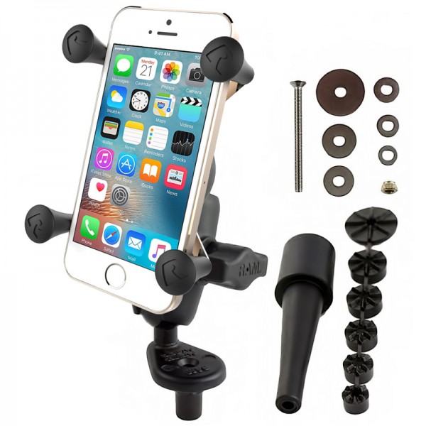 Support Telephone Ventouse X-Grip® Un7 pour Smartphone <12,70Cm